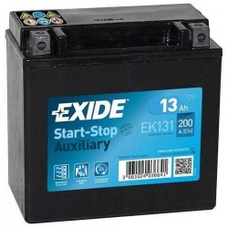 Naujas EXIDE EK131 AGM 12V 13Ah 200A (EN) akumuliatorius